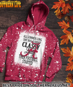 Alternative view of NCAA01 Alabama Crimson Tide Sweet And Classy Lady Bleached 3D Printed Hoodie, TShirt, Sweatshirt