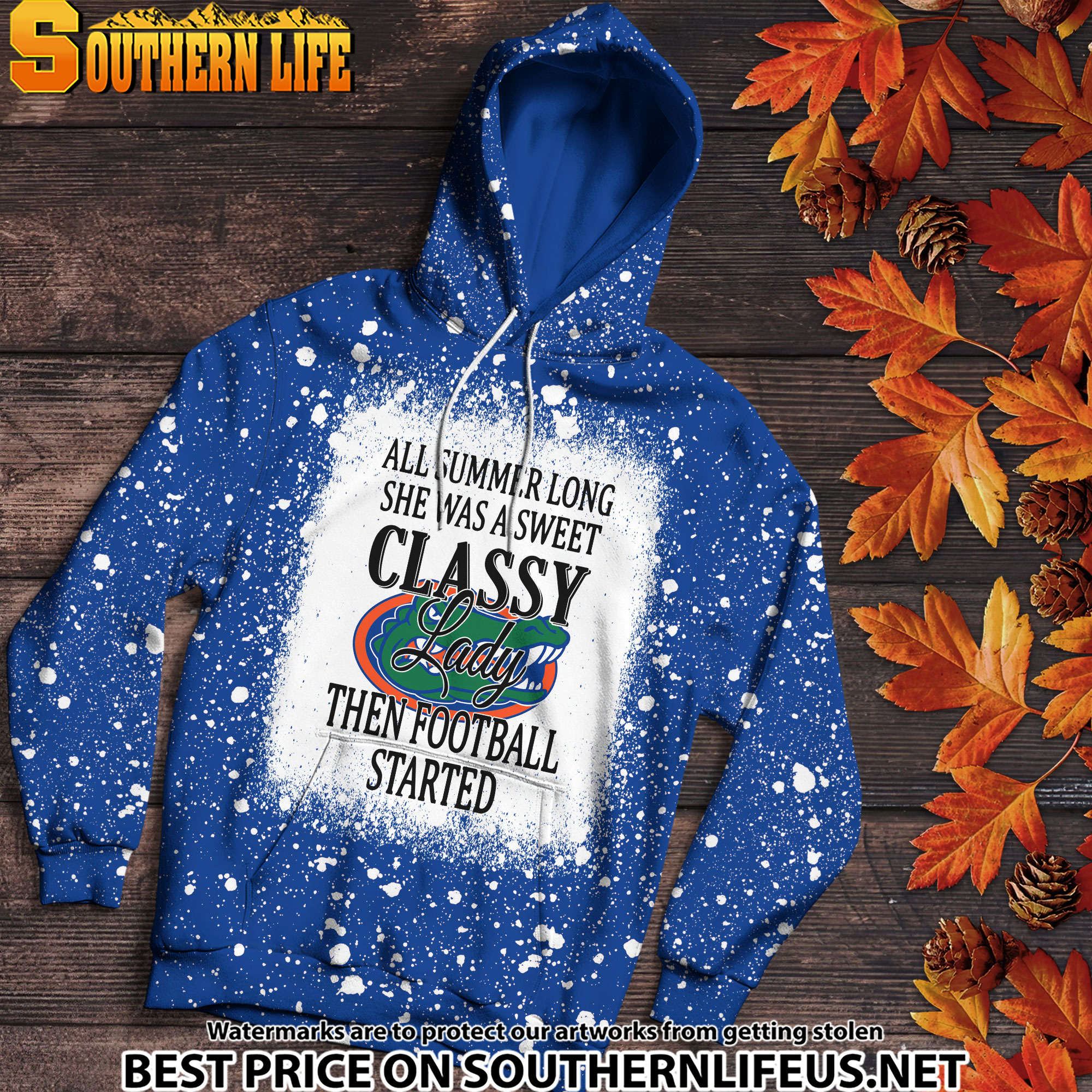 NCAA06 Florida Gators Sweet And Classy Lady Bleached 3D Printed Hoodie, TShirt, Sweatshirt - Image 2