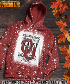 Alternative view of NCAA10 Oklahoma Sooners Sweet And Classy Lady Bleached 3D Printed Hoodie, TShirt, Sweatshirt