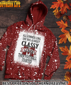 Alternative view of NCAA16 Mississippi State Bulldogs Sweet And Classy Lady Bleached 3D Printed Hoodie, TShirt, Sweatshirt