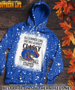 Alternative view of NCAA23 Boise State Broncos Sweet And Classy Lady Bleached 3D Printed Hoodie, TShirt, Sweatshirt