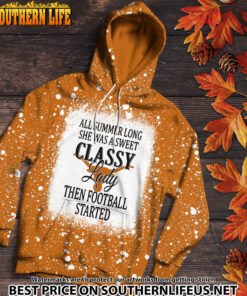 Alternative view of NCAA32 Texas Longhorns Sweet And Classy Lady Bleached 3D Printed Hoodie, TShirt, Sweatshirt