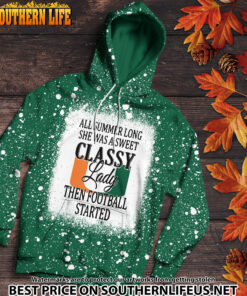 Alternative view of NCAA36 Miami Hurricanes Sweet And Classy Lady Bleached 3D Printed Hoodie, TShirt, Sweatshirt