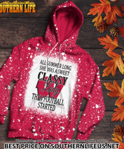 Alternative view of NCAA37 Wisconsin Badgers Sweet And Classy Lady Bleached 3D Printed Hoodie, TShirt, Sweatshirt