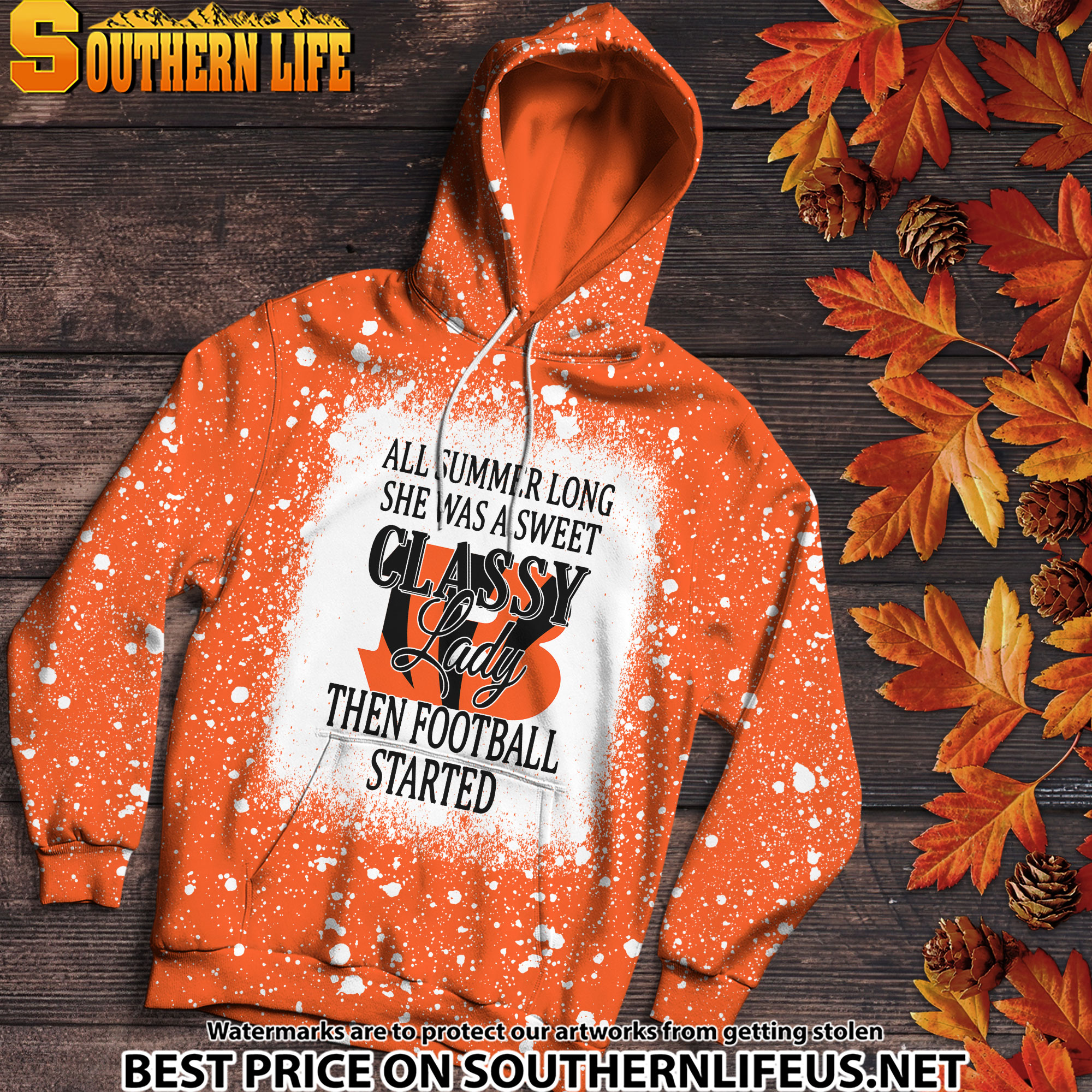 24 Cincinnati Bengals Sweet And Classy Lady Bleached 3D Printed Hoodie, TShirt, Sweatshirt - Image 2