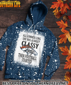 Alternative view of 32 Denver Broncos Sweet And Classy Lady Bleached 3D Printed Hoodie, TShirt, Sweatshirt