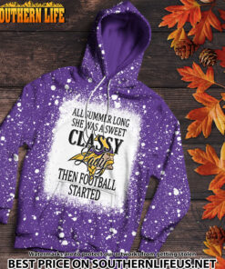 Alternative view of 20 Minnesota Vikings Sweet And Classy Lady Bleached 3D Printed Hoodie, TShirt, Sweatshirt