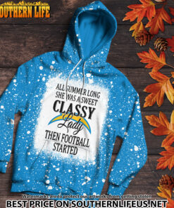 Alternative view of 27 Los Angeles Chargers Sweet And Classy Lady Bleached 3D Printed Hoodie, TShirt, Sweatshirt
