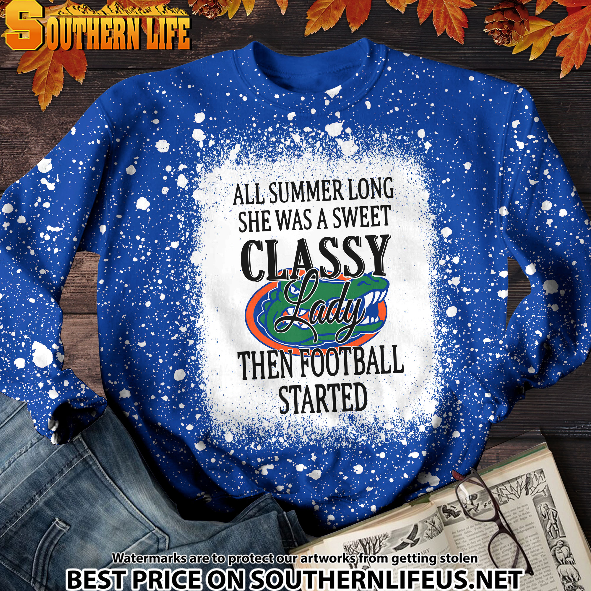 NCAA06 Florida Gators Sweet And Classy Lady Bleached 3D Printed Hoodie, TShirt, Sweatshirt - Image 4