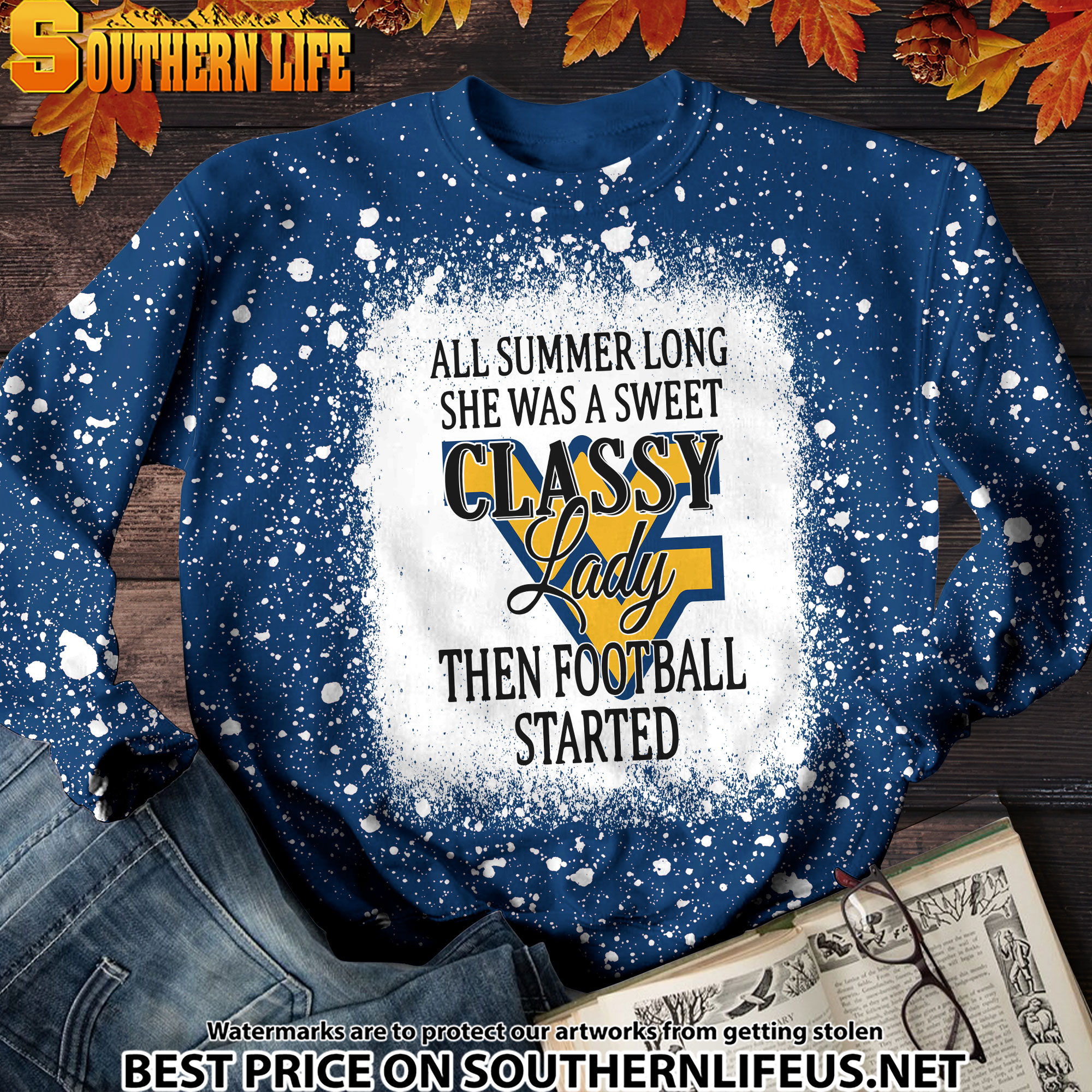 NCAA14 West Virginia Mountaineers Sweet And Classy Lady Bleached 3D Printed Hoodie, TShirt, Sweatshirt - Image 4