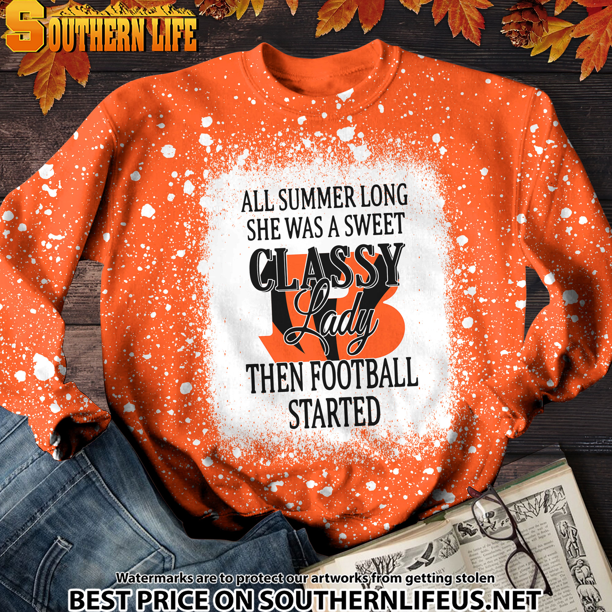 24 Cincinnati Bengals Sweet And Classy Lady Bleached 3D Printed Hoodie, TShirt, Sweatshirt - Image 4