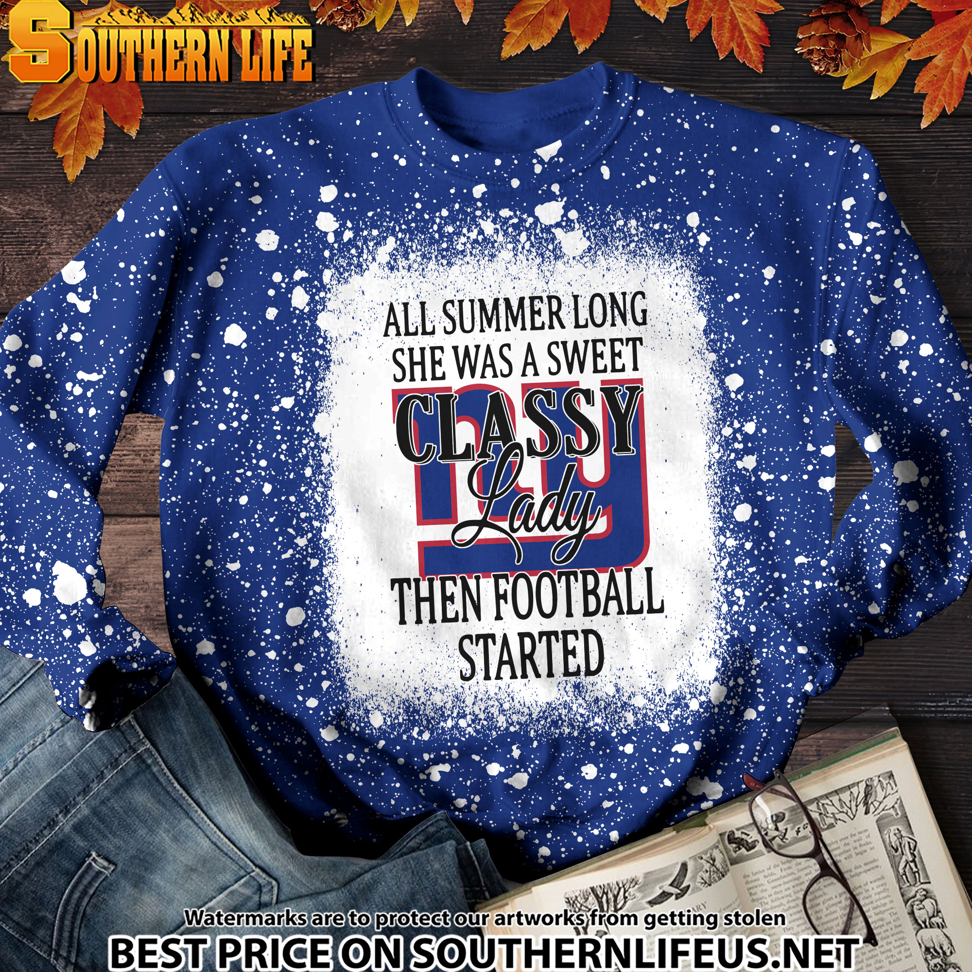 17 New York Giants Sweet And Classy Lady Bleached 3D Printed Hoodie, TShirt, Sweatshirt - Image 4
