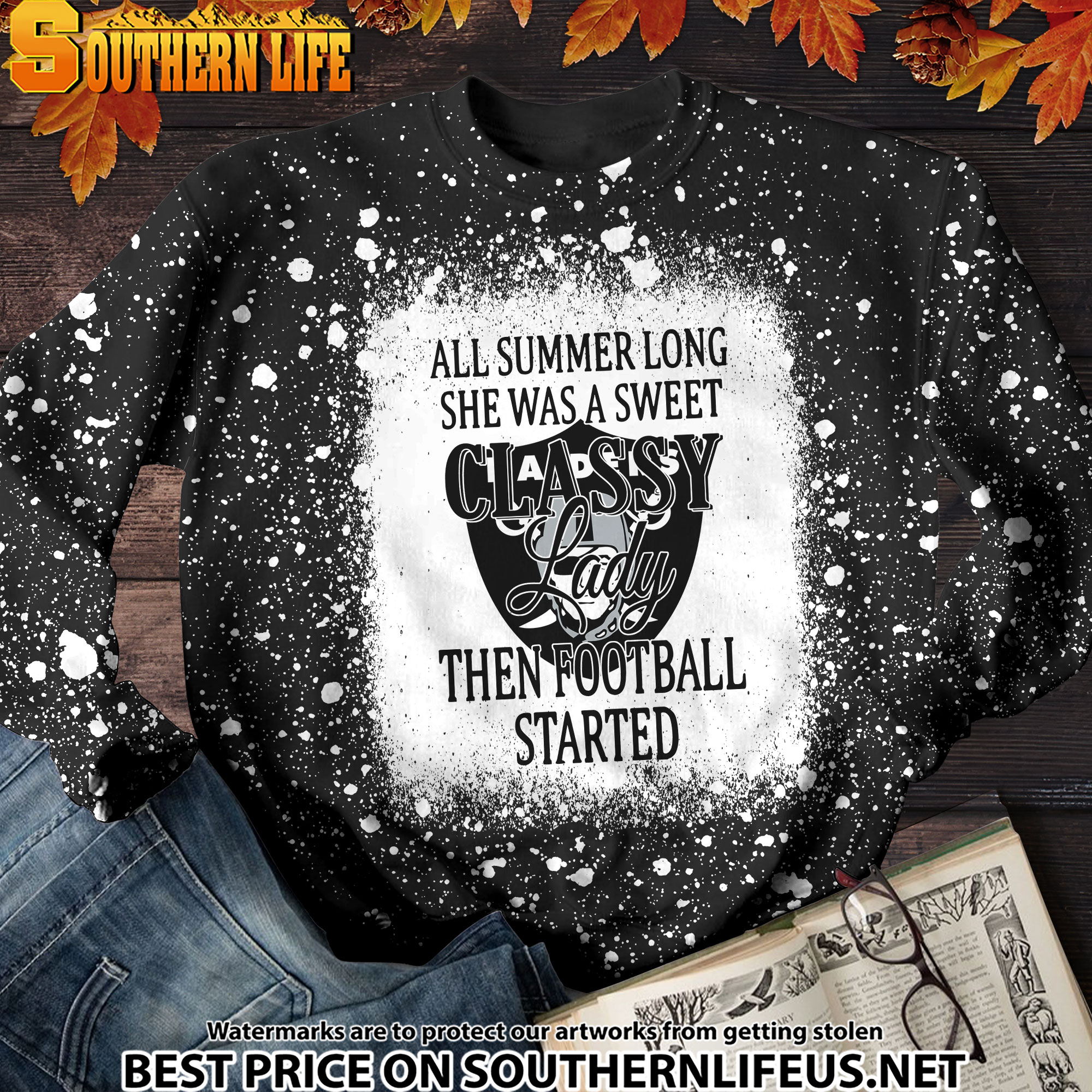 16 Las Vegas Raiders Sweet And Classy Lady Bleached 3D Printed Hoodie, TShirt, Sweatshirt - Image 4