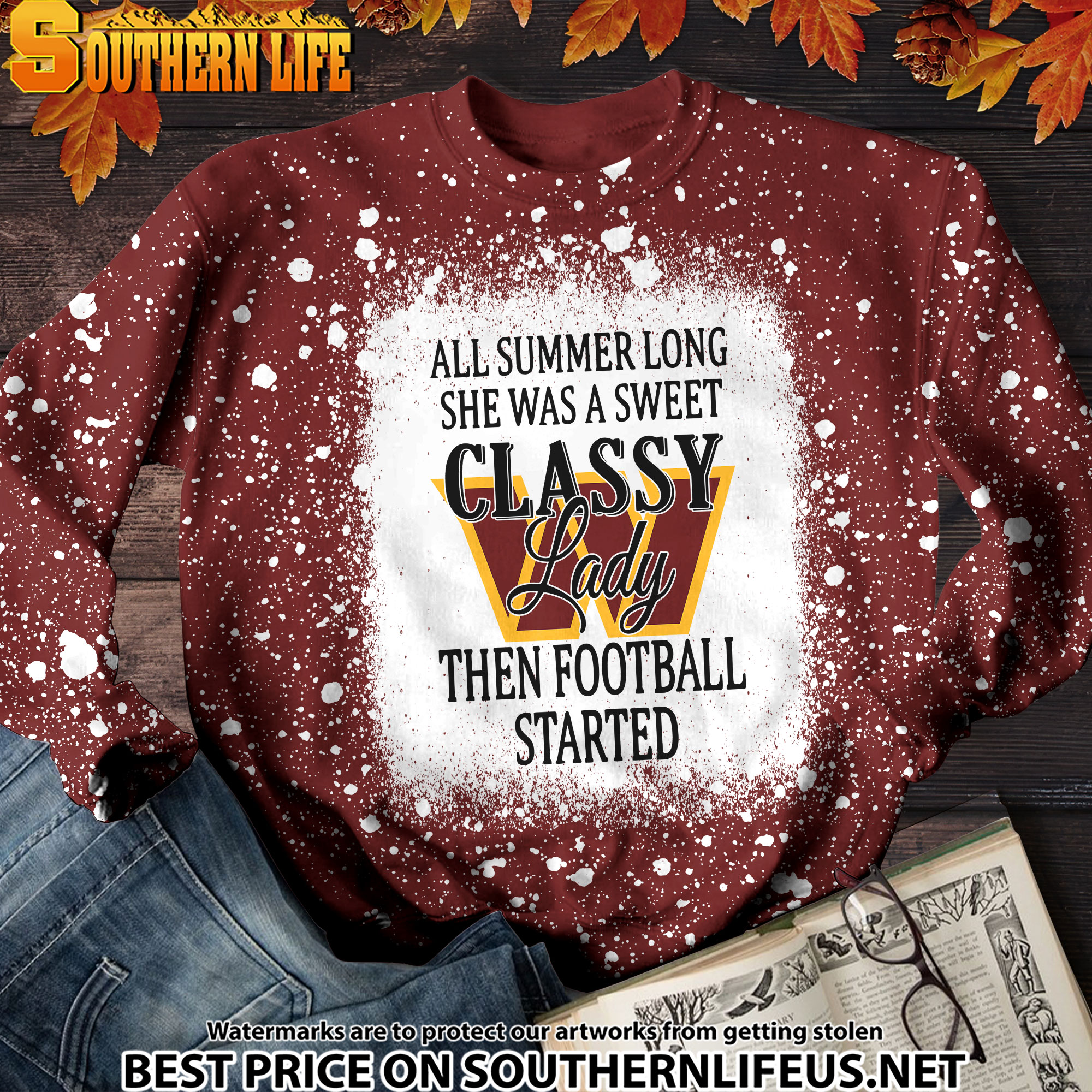 08 Washington Commanders Sweet And Classy Lady Bleached 3D Printed Hoodie, TShirt, Sweatshirt - Image 4