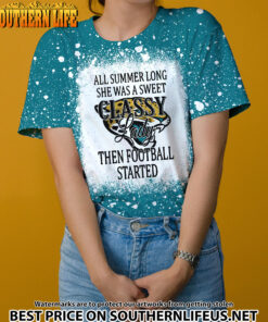 29 Jacksonville Jaguars Sweet And Classy Lady Bleached 3D Printed Hoodie, TShirt, Sweatshirt