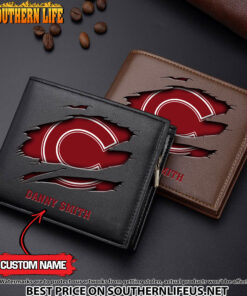 NCAA80-Colgate Raiders Men’s Leather Wallet Custom Name