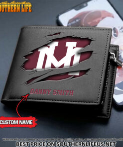 Alternative view of NCAA58 Montana Grizzlies Men’s Leather Wallet Custom Name