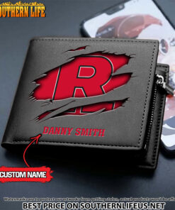 Alternative view of NCAA62 Rutgers Scarlet Knights Men’s Leather Wallet Custom Name