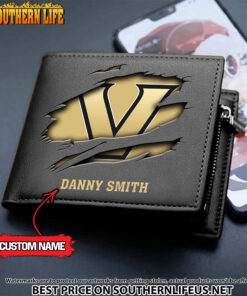 Alternative view of NCAA75 Vanderbilt Commodores Men’s Leather Wallet Custom Name