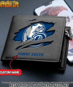 Alternative view of NCAA81 Drake Bulldogs Men’s Leather Wallet Custom Name