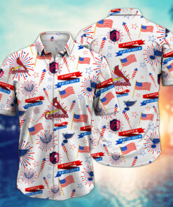 St. Louis Sports Teams Happy 4th Of July USA Hawaiian Shirt