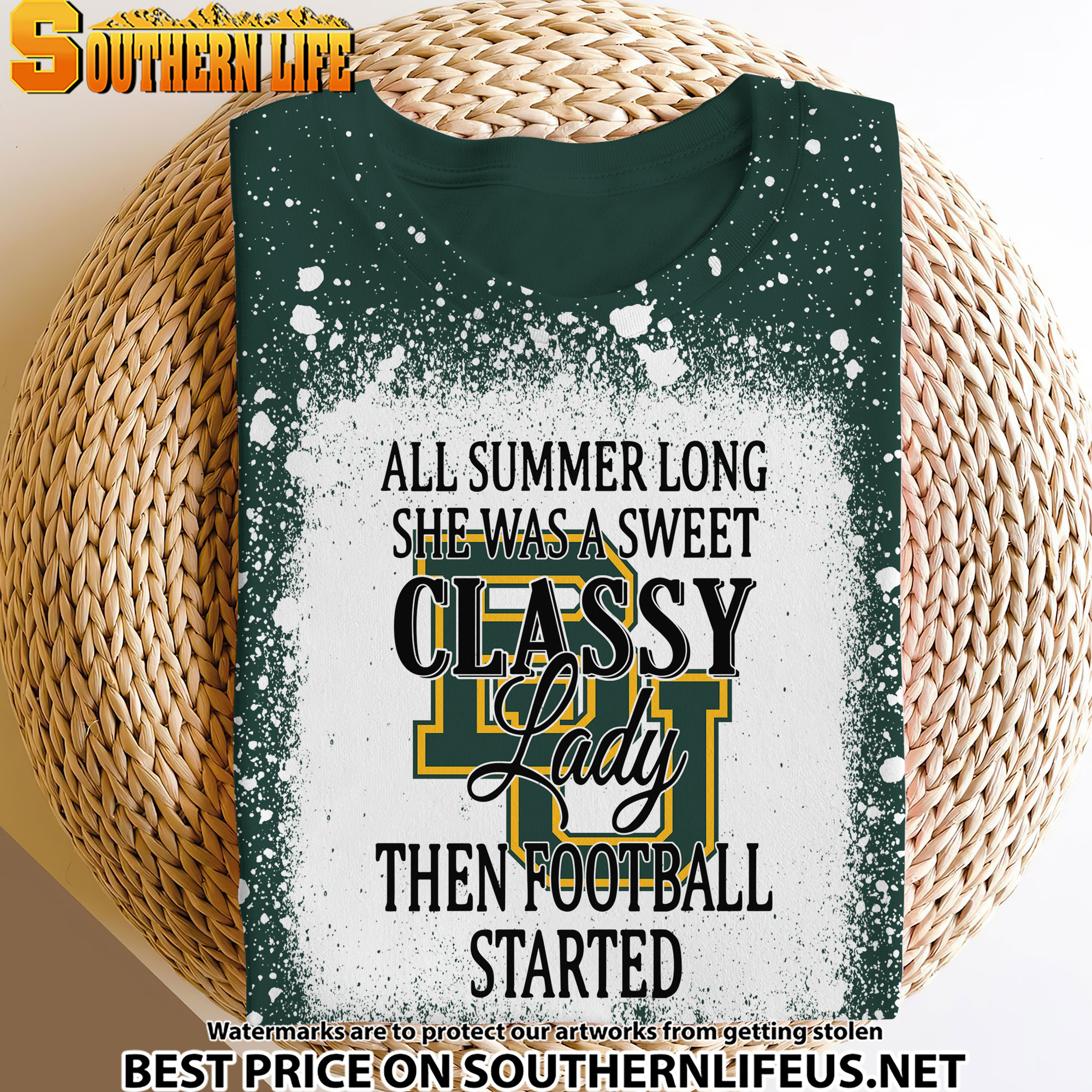 NCAA43 Baylor Bears Sweet And Classy Lady Bleached 3D Printed Hoodie, TShirt, Sweatshirt - Image 3