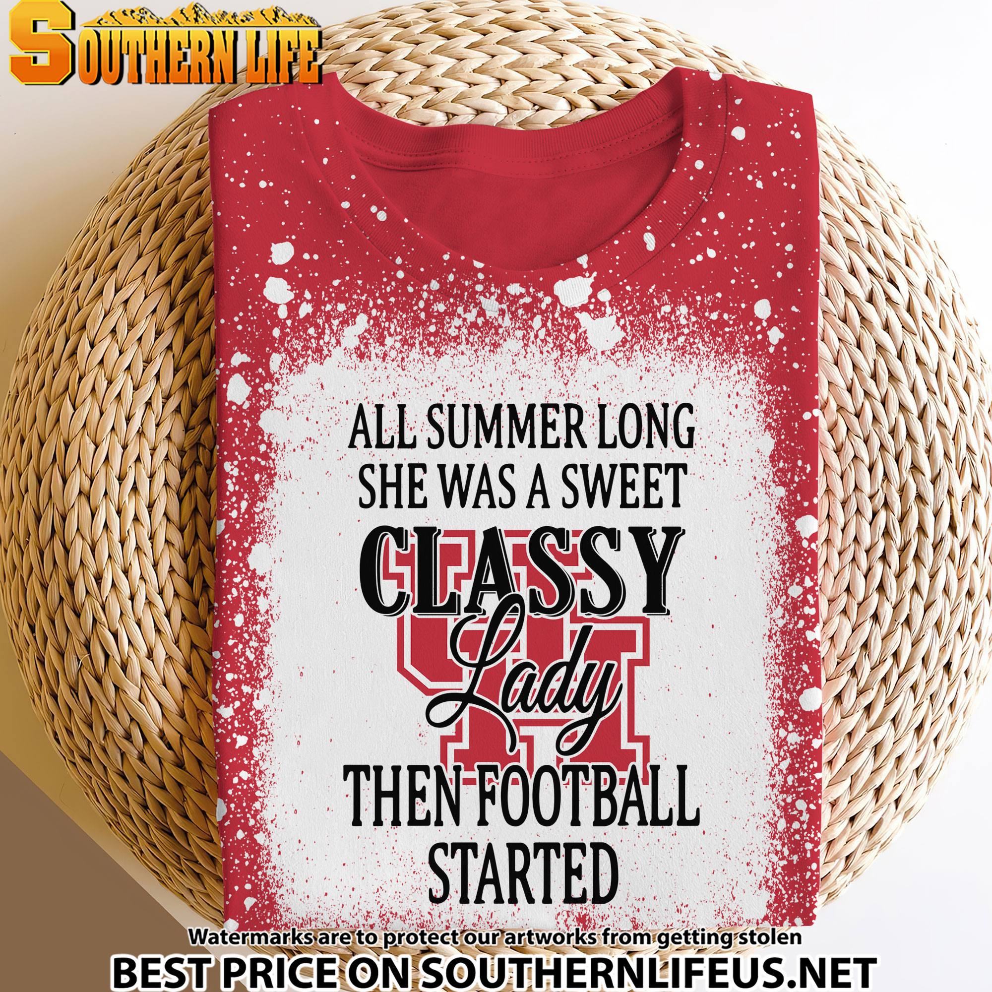 NCAA53 Houston Cougars Sweet And Classy Lady Bleached 3D Printed Hoodie, TShirt, Sweatshirt - Image 4
