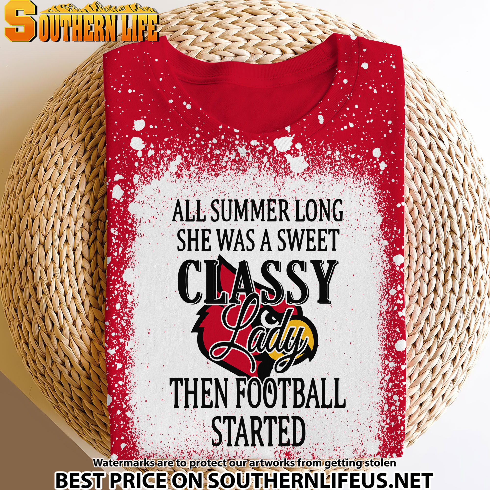 NCAA55 Louisville Cardinals Sweet And Classy Lady Bleached 3D Printed Hoodie, TShirt, Sweatshirt - Image 4