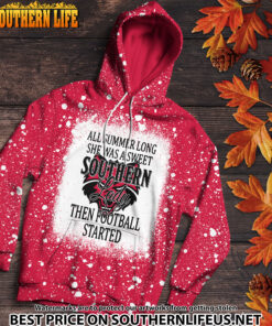 Alternative view of NCAA41 Arkansas State Red Wolves Sweet And Southern Lady Bleached 3D Printed Hoodie, TShirt, Sweatshirt
