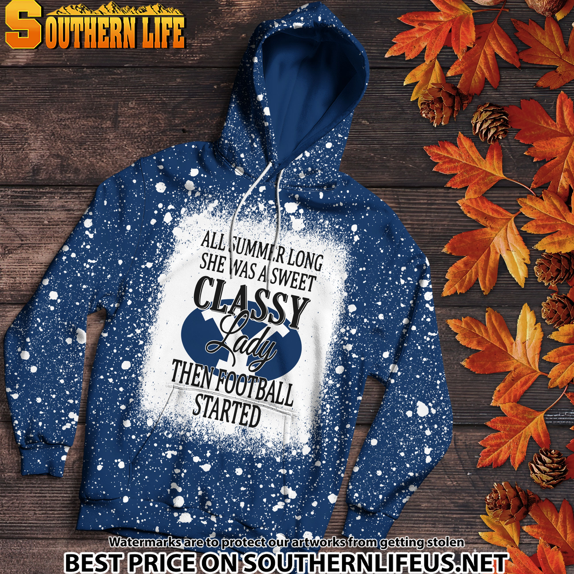 NCAA44 BYU Sweet And Classy Lady Bleached 3D Printed Hoodie, TShirt, Sweatshirt - Image 4