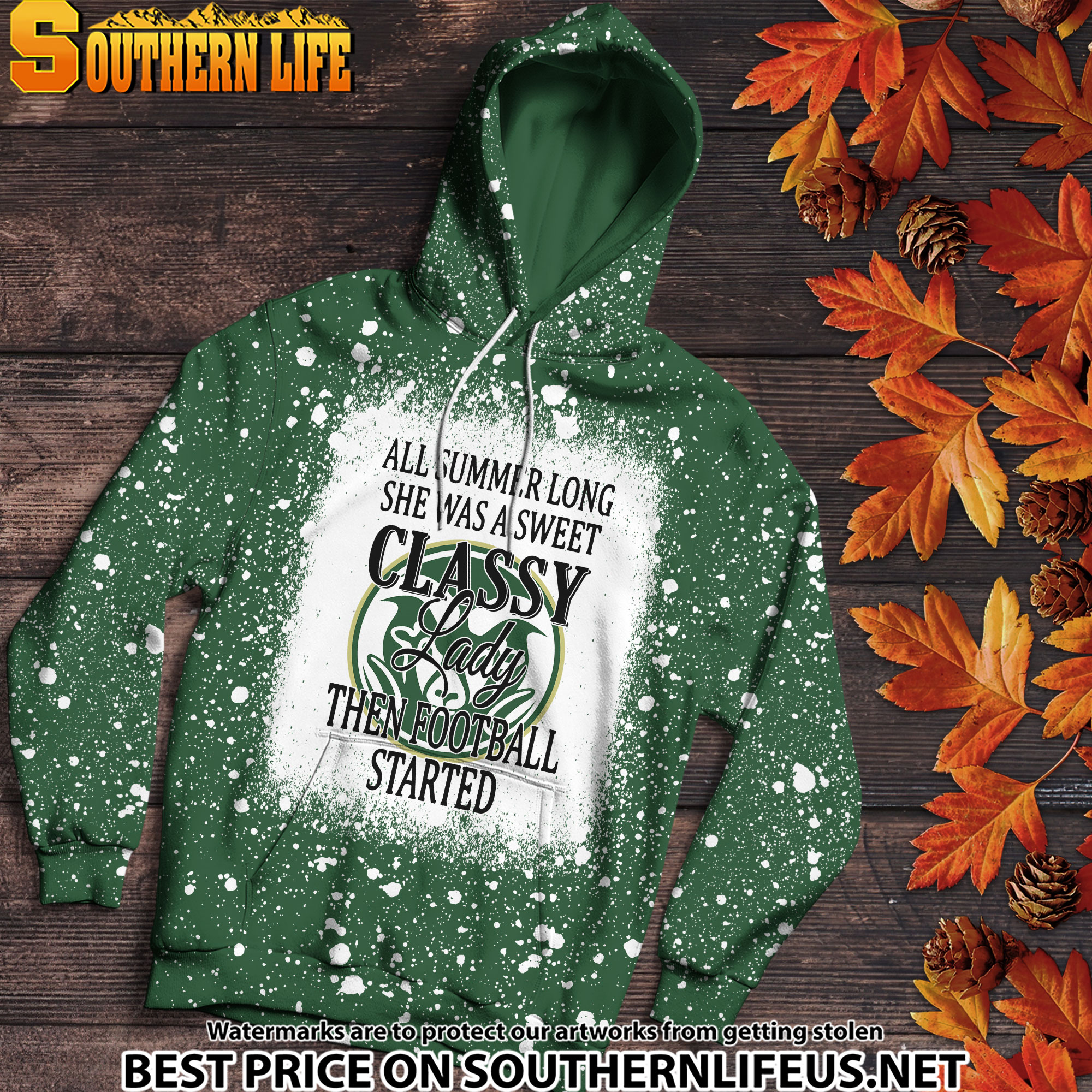 NCAA48 Colorado State Rams Sweet And Classy Lady Bleached 3D Printed Hoodie, TShirt, Sweatshirt - Image 2