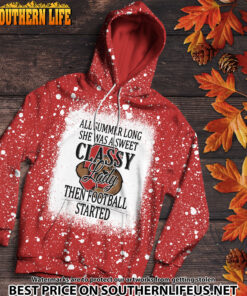 Alternative view of NCAA49 Cornell Big Red Sweet And Classy Lady Bleached 3D Printed Hoodie, TShirt, Sweatshirt