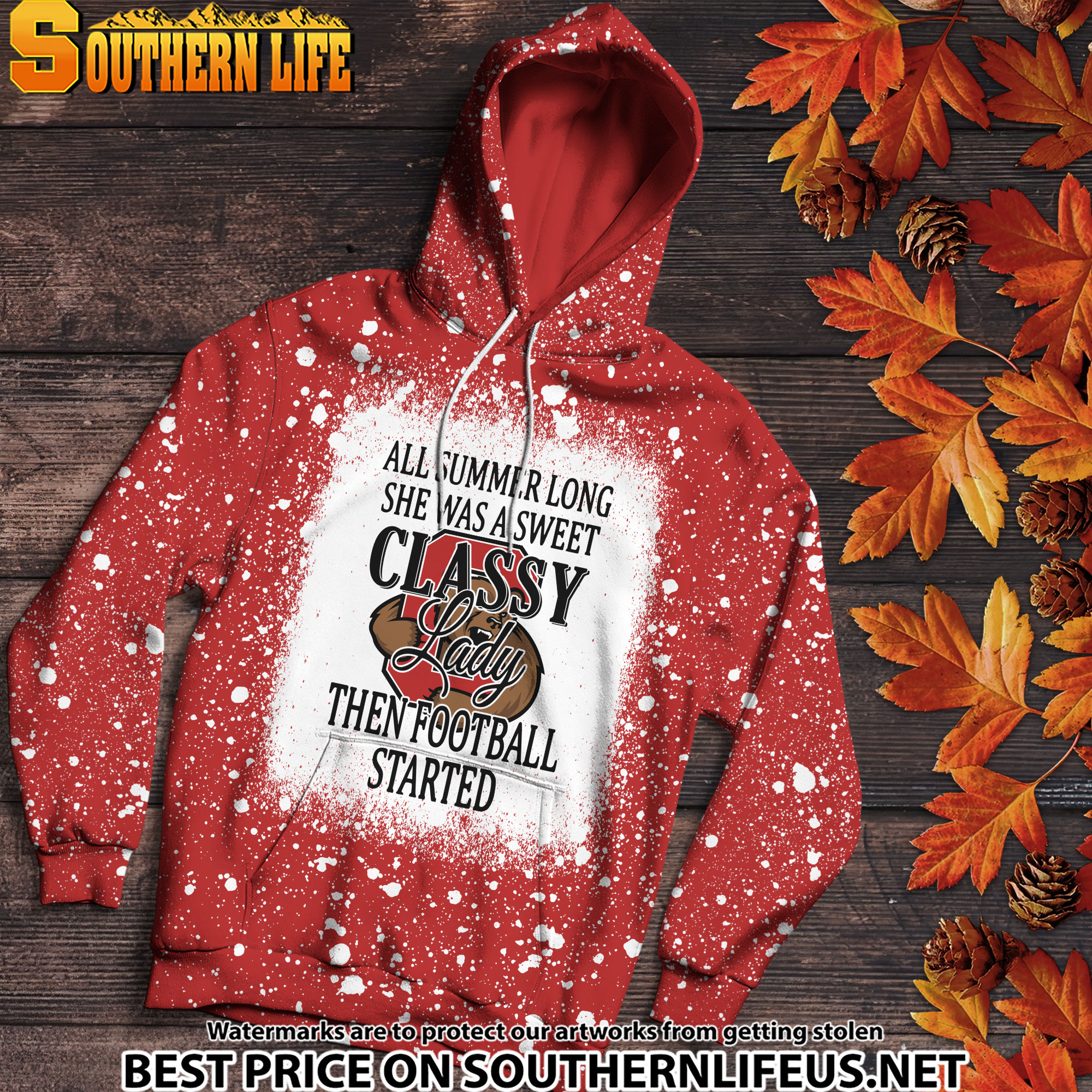 NCAA49 Cornell Big Red Sweet And Classy Lady Bleached 3D Printed Hoodie, TShirt, Sweatshirt - Image 2