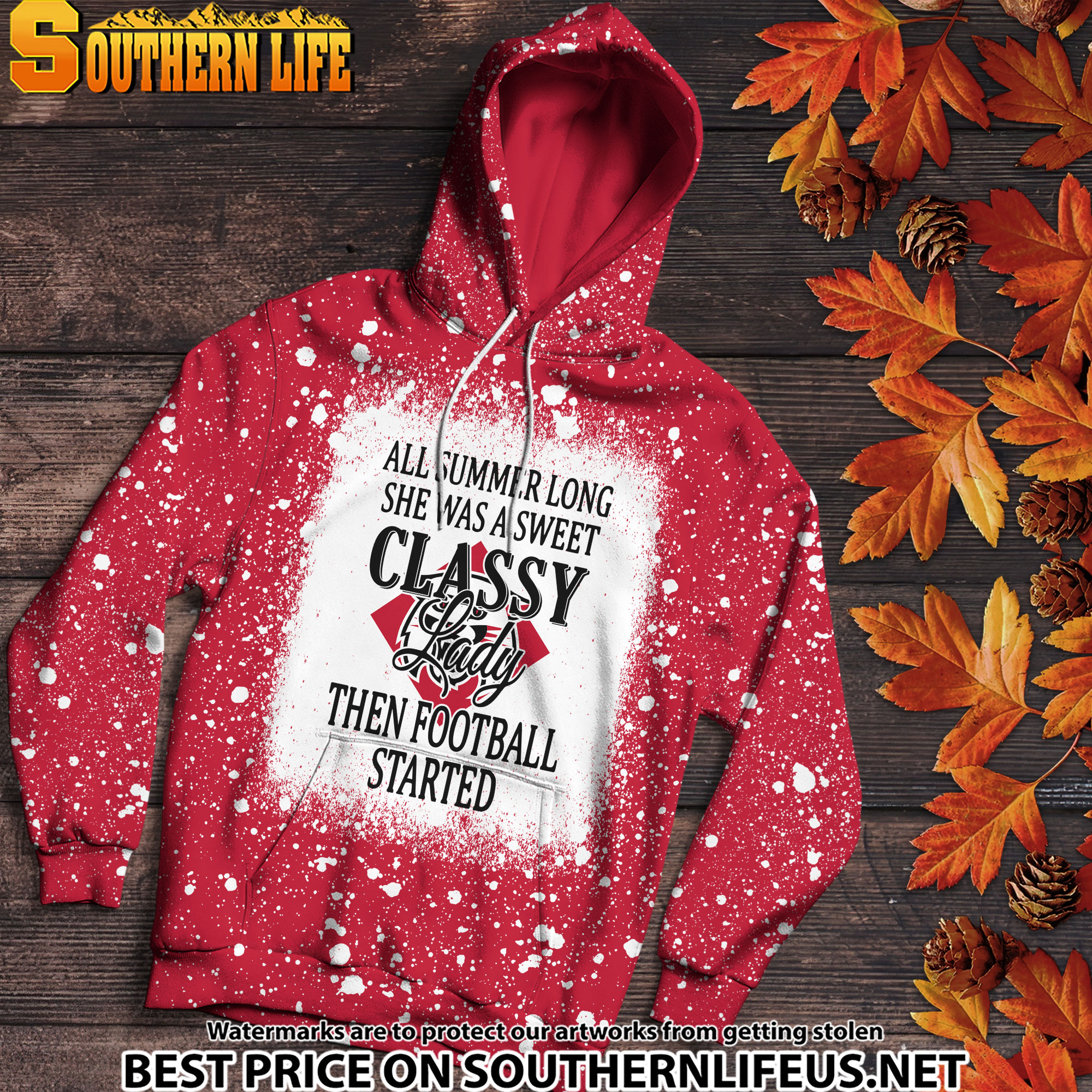 NCAA50 Davidson Wildcats Sweet And Classy Lady Bleached 3D Printed Hoodie, TShirt, Sweatshirt - Image 3
