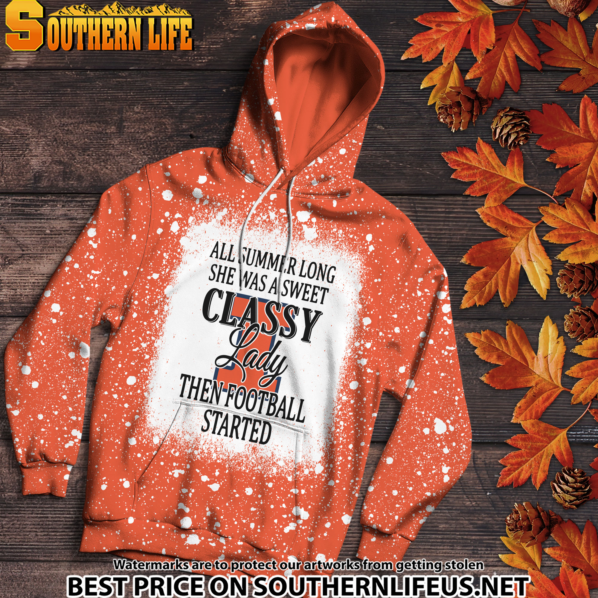 NCAA54 Illinois Fighting Illini Sweet And Classy Lady Bleached 3D Printed Hoodie, TShirt, Sweatshirt - Image 3