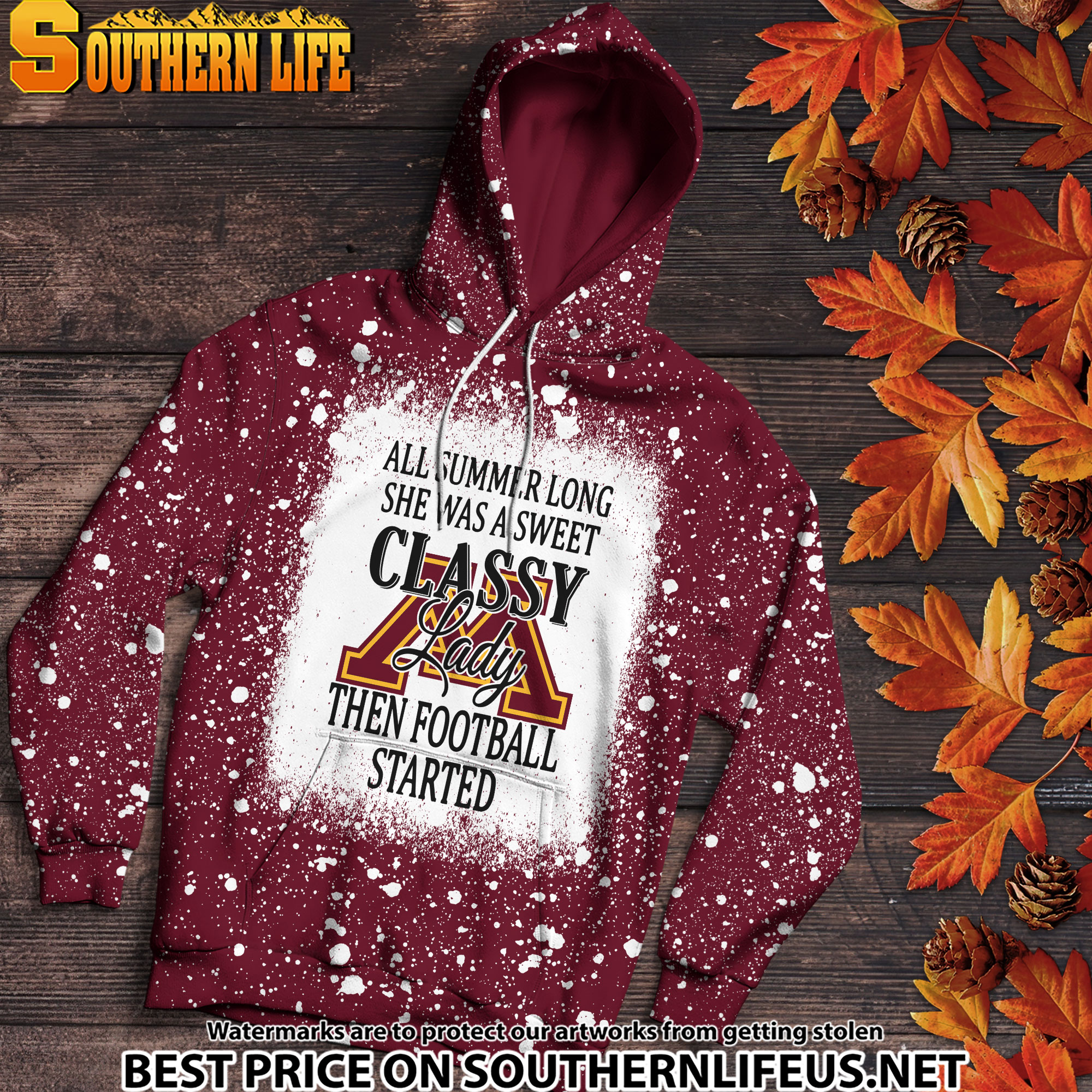 NCAA57 Minnesota Golden Gophers Sweet And Classy Lady Bleached 3D Printed Hoodie, TShirt, Sweatshirt - Image 3