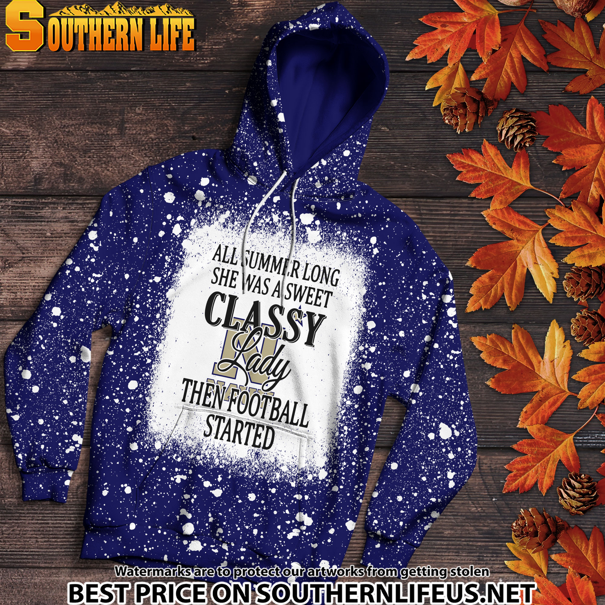 NCAA59 Navy Midshipmen Sweet And Classy Lady Bleached 3D Printed Hoodie, TShirt, Sweatshirt - Image 3