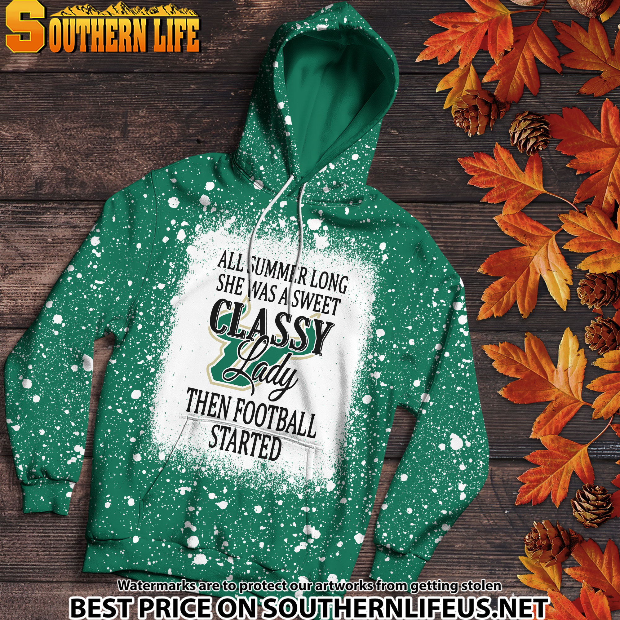 NCAA65 South Florida Bulls Sweet And Classy Lady Bleached 3D Printed Hoodie, TShirt, Sweatshirt - Image 3