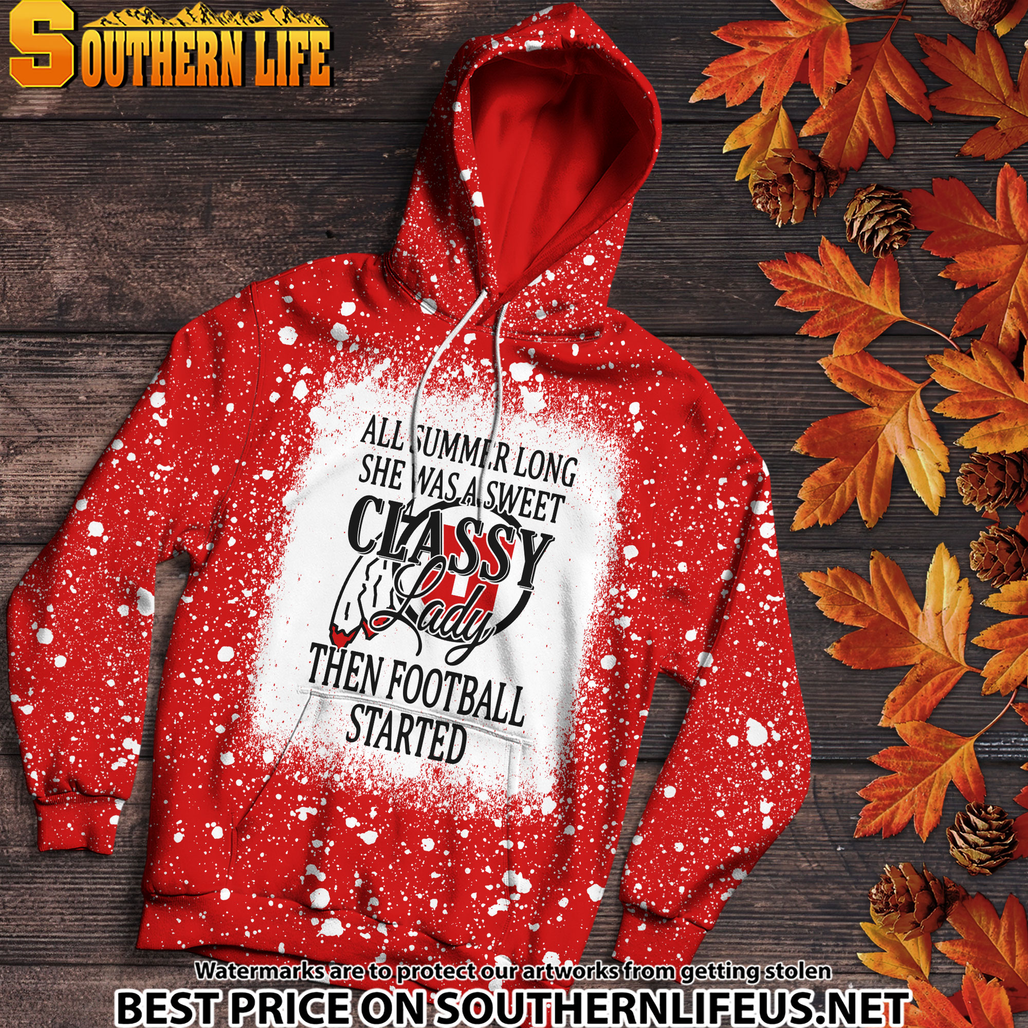 NCAA73 Utah Utes Sweet And Classy Lady Bleached 3D Printed Hoodie, TShirt, Sweatshirt - Image 2