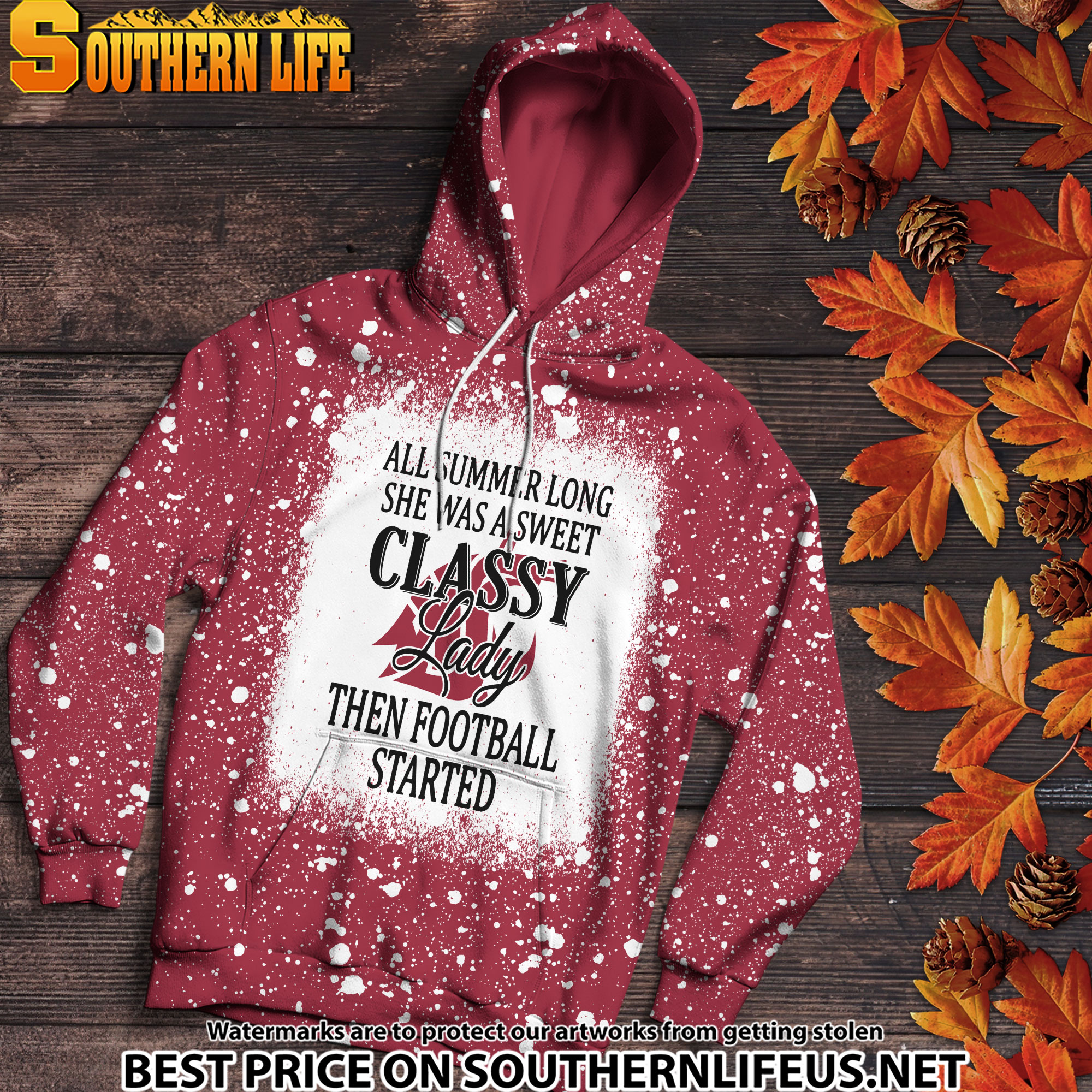 NCAA79 Washington State Cougars Sweet And Classy Lady Bleached 3D Printed Hoodie, TShirt, Sweatshirt - Image 3