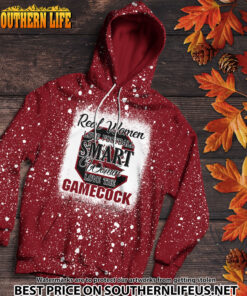 Alternative view of NCAA32 Real Women Love Football Smart Women Love Gamecocks Bleached 3D Printed Hoodie, TShirt, Sweatshirt