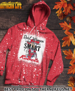 Alternative view of NCAA25 Real Women Love Football Smart Women Love Rebels Bleached 3D Printed Hoodie, TShirt, Sweatshirt