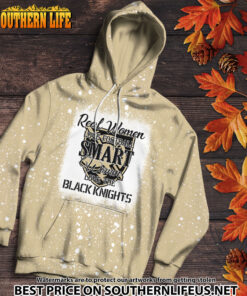 Alternative view of NCAA42 Real Women Love Football Smart Women Love Knights Bleached 3D Printed Hoodie, TShirt, Sweatshirt
