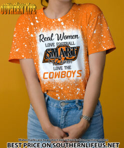 NCAA17 Real Women Love Football Smart Women Love Cowboys Bleached 3D Printed Hoodie, TShirt, Sweatshirt