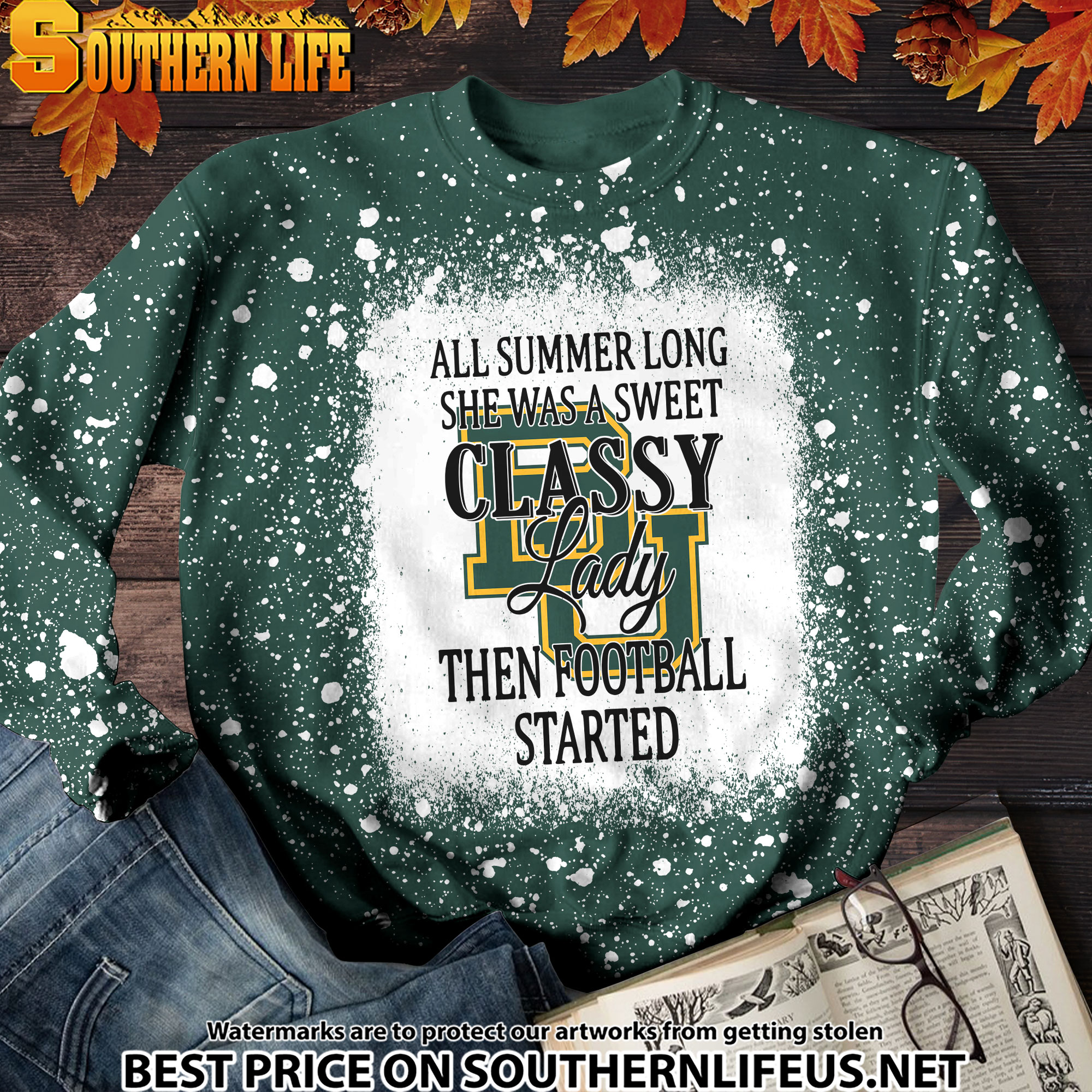 NCAA43 Baylor Bears Sweet And Classy Lady Bleached 3D Printed Hoodie, TShirt, Sweatshirt - Image 4