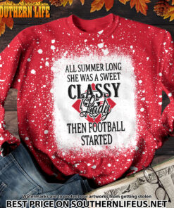 Alternative view of NCAA50 Davidson Wildcats Sweet And Classy Lady Bleached 3D Printed Hoodie, TShirt, Sweatshirt