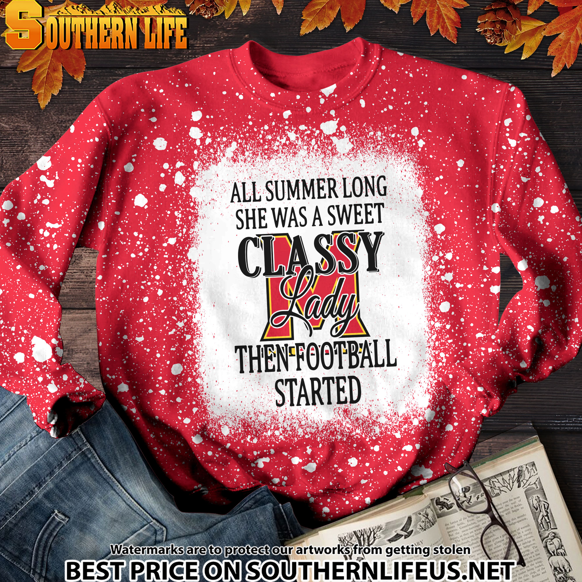 NCAA56 Maryland Terrapins Sweet And Classy Lady Bleached 3D Printed Hoodie, TShirt, Sweatshirt - Image 2