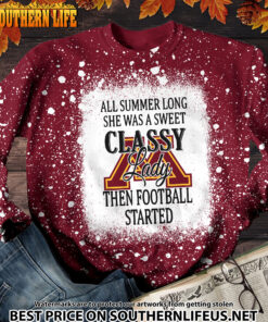 Alternative view of NCAA57 Minnesota Golden Gophers Sweet And Classy Lady Bleached 3D Printed Hoodie, TShirt, Sweatshirt