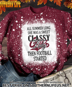 Alternative view of NCAA58 Montana Grizzlies Sweet And Classy Lady Bleached 3D Printed Hoodie, TShirt, Sweatshirt