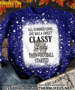 Alternative view of NCAA59 Navy Midshipmen Sweet And Classy Lady Bleached 3D Printed Hoodie, TShirt, Sweatshirt